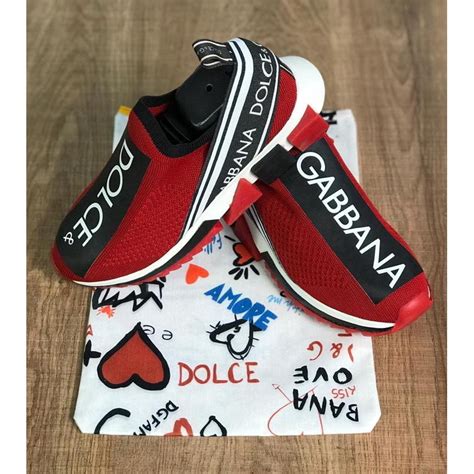 tenis dolce gabbana vermelho|dolce and gabbana sneakers cheap.